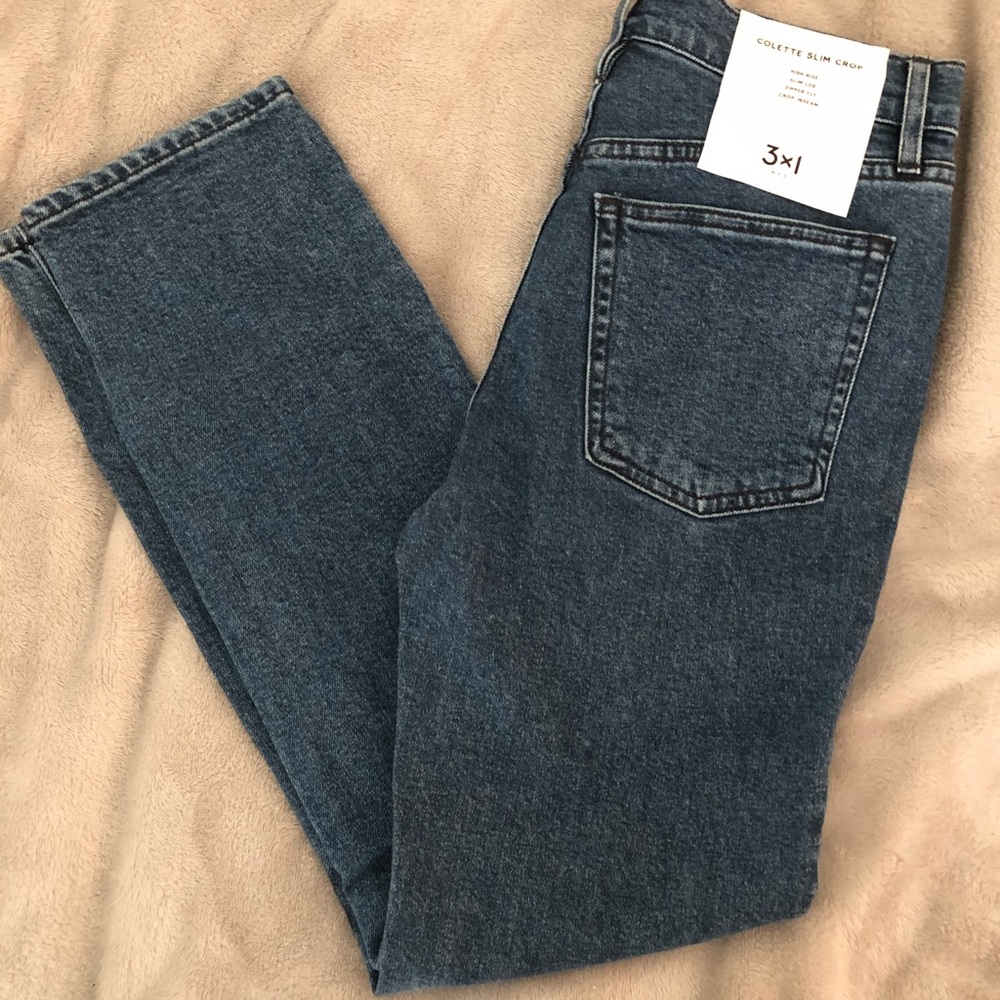 3x1 Colette Slim Crip straight jean